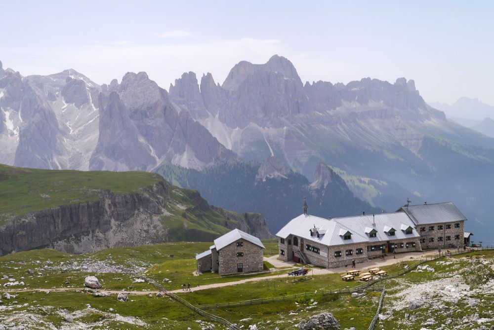 Hiking on the Sciliar